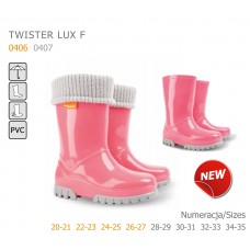 от 19 Euro. Размери 20до35 номер, WATERPROOF, ВОДО-УСТОЙЧИВИ, DEMAR Бебешки и Детски LUX гумени ботуши с - Подвижна Топла Подплата,  DEMAR 0406-0407-F, ПРАСКОВА . 